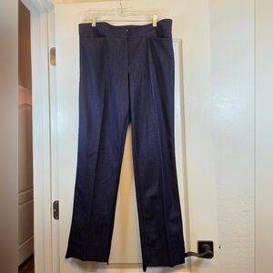 T Tahari Denim-Colored Straight Leg Pants